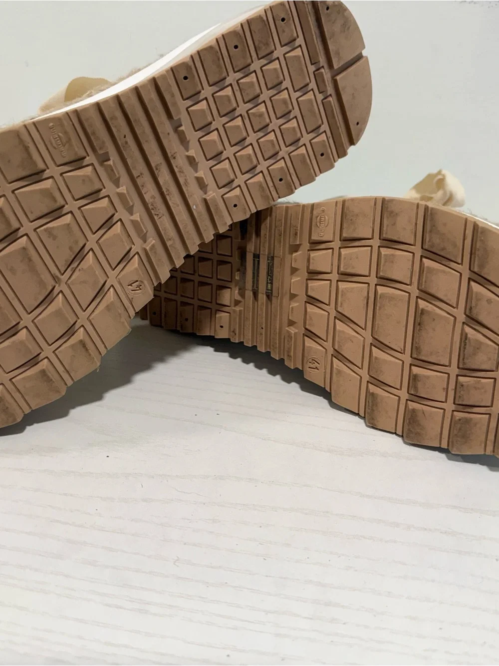 Free People Taupe Suede Espadrille Platform Sneakers with Cream Ribbon